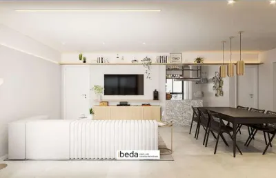Ibeda -  rosalía apartamento lagoa nova. sala varanda gourmet, 3 suítes, wc, 2v