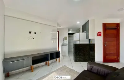 Ibeda - porto tropical ponta negra sala, cozinha, suite, quarto, 57m2 mobiliado