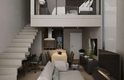 Ibeda - apartamento living tirol ifrn sala duplex, cozinha, wc, quarto 43m2 1vg