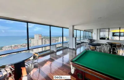 Apartamento corais de ponta negra, 96m2 3 quartos (1 suíte), piscina, lazer