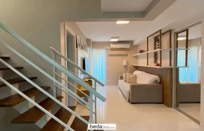 Cobertura in mare bali, 165m² lazer, vista livre mar, 2 quartos (1 suíte), 2 vag