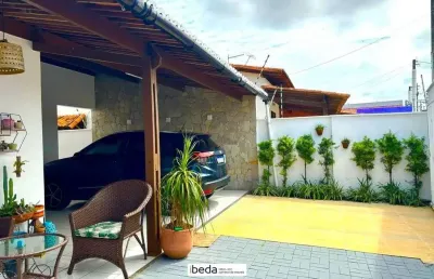 Casa à venda no jardim planalto, parnamirim. sala ampla, 3 quartos 1 suíte, 2 vg