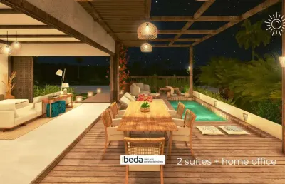 Ibeda - vela santo cristo casa à venda em são miguel do gostoso, 2 suítes 150m²