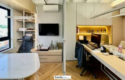 Sala comercial em lagoa nova - hc plaza. decorada, planejada, funcional 24m2, 1v