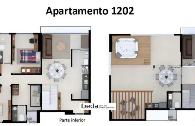 Ibeda - anita malfatti cobertura em lagoa nova  3 quartos (2 suíte), gourmet
