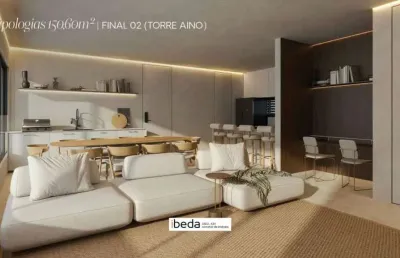 Ibeda - aalto apartamento tirol sala gourmet, cozinha, 3 suite, lavabo 3v 150m2