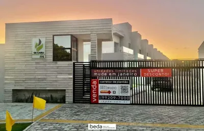 Ibeda - casa à venda condomínio de carli residencial. sala/cozinha 2 suítes home