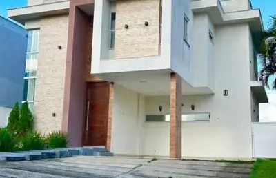 Casa nova à venda no condomínio novo leblon - 3 quartos, 4 vagas fino acabamento