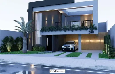 Ibeda - casa à venda no yby natureza com 220m2 construído e 390m2 terreno. nova!