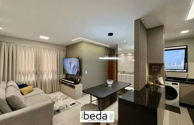 Ibeda - apartamento à vendas no edifício galiza, 2q, 1 suíte, 54m²,  planejados