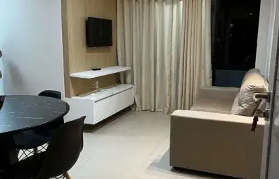 Ibeda - apartamento a venda em ponta negra. 2 quartos, vista livre, mobiliado