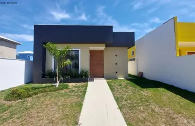 Casa em condomínio fechado com 3 quartos à venda na estrada henfil, pindobas, maricá por r$ 540.000