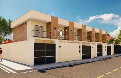 Casa com 2 quartos à venda na rua sessenta e cinco, guaratiba (ponta negra), maricá por r$ 380.000