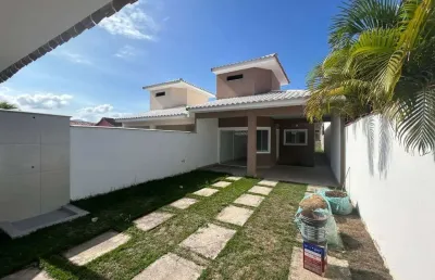 Casa com 2 quartos à venda na rua newton estillac, cordeirinho (ponta negra), maricá por r$ 420.000