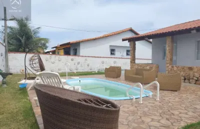 Casa com 2 quartos para alugar na avenida maysa, 2000, cordeirinho (ponta negra), maricá, 480 m2 por r$ 3.500