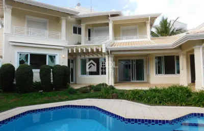Casa em condomínio fechado com 4 quartos para alugar na rua taperebá, 26, loteamento alphaville campinas, campinas, 492 m2 por r$ 20.000