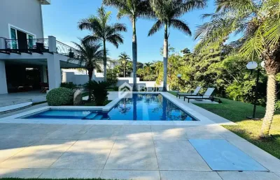 Casa em condomínio fechado com 4 quartos para alugar na rua taperebá, 26, loteamento alphaville campinas, campinas, 600 m2 por r$ 31.000