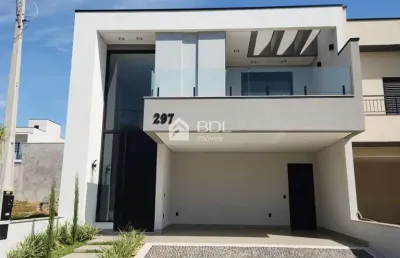 Casa em condomínio fechado com 3 quartos à venda na avenida luiz greco, 500, vila monte alegre, paulínia, 180 m2 por r$ 1.420.000