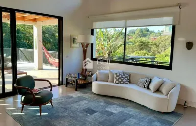 Casa em condomínio fechado com 4 quartos à venda na rua giuseppe urso, 992, caixa d´água, vinhedo, 292 m2 por r$ 2.390.000