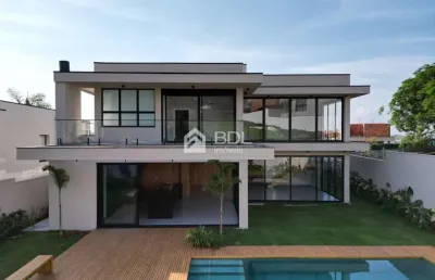Casa em condomínio fechado com 5 quartos à venda na rua romilda aparecida cruz, 10, residencial jatibela, campinas, 500 m2 por r$ 7.000.000