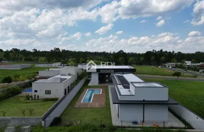 Casa em condomínio fechado com 5 quartos à venda na avenida isaura roque quércia, 6662, loteamento residencial entre verdes (sousas), campinas, 443 m2 por r$ 5.940.000