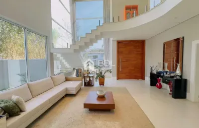 Casa em condomínio fechado com 4 quartos para alugar na rua taperebá, 26, loteamento alphaville campinas, campinas, 380 m2 por r$ 23.000