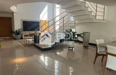Casa em condomínio fechado com 4 quartos para alugar na rua das ixias, 108, alphaville dom pedro, campinas, 370 m2 por r$ 14.000