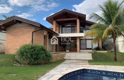 Casa em condomínio fechado com 3 quartos para alugar na rua taperebá, 26, loteamento alphaville campinas, campinas, 430 m2 por r$ 16.000