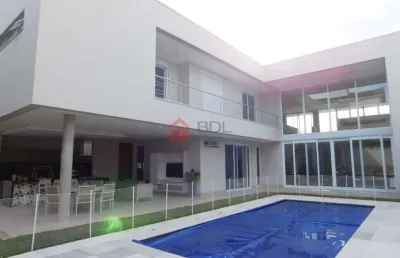 Casa em condomínio fechado com 5 quartos à venda na rua taperebá, 26, loteamento alphaville campinas, campinas, 509 m2 por r$ 5.490.000