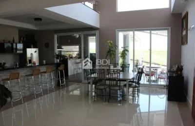 Casa em condomínio fechado com 5 quartos à venda na rua taperebá, 26, loteamento alphaville campinas, campinas, 460 m2 por r$ 3.500.000