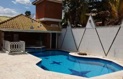 Casa em condomínio fechado com 3 quartos à venda na rodovia dom pedro i, 333, bairro da posse, itatiba, 600 m2 por r$ 1.100.000
