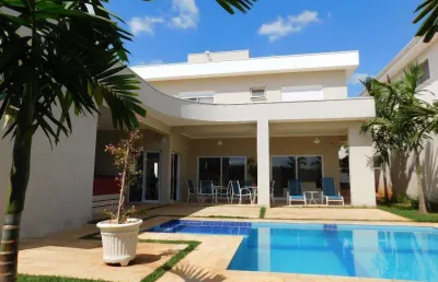 Casa em condomínio fechado com 5 quartos à venda na rua das ixias, 107, alphaville dom pedro, campinas, 322 m2 por r$ 2.690.000