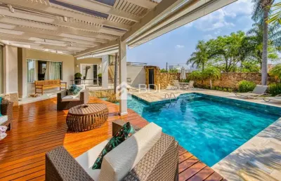 Casa em condomínio fechado com 4 quartos à venda na rua taperebá, 26, loteamento alphaville campinas, campinas, 343 m2 por r$ 3.700.000