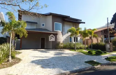 Casa em condomínio fechado com 3 quartos à venda na alameda dominica, 313, condomínio residencial terras do caribe, valinhos, 320 m2 por r$ 1.400.000