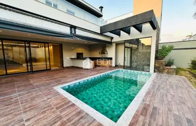 Casa em condomínio fechado com 4 quartos à venda na rua ettore rebecca, 161, alphaville dom pedro 2, campinas, 400 m2 por r$ 4.100.000