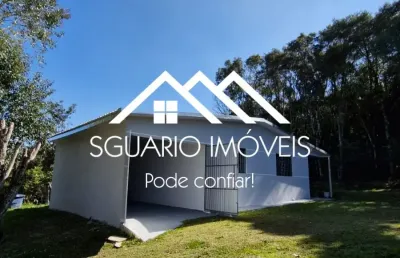 R$ 700 mil - chácara 20.800 m², casa nova com 3 quartos, tanque, rio abaixo, fazenda rio grande/pr.