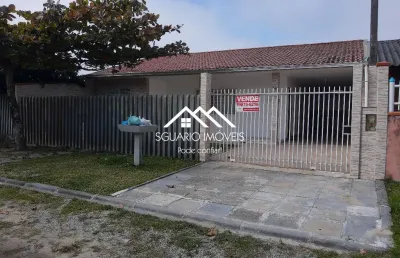 R$ 385 mil (estuda troca imóvel/veículo) casa 151 m², 550 mts da praia, monções, pontal do paraná/pr.