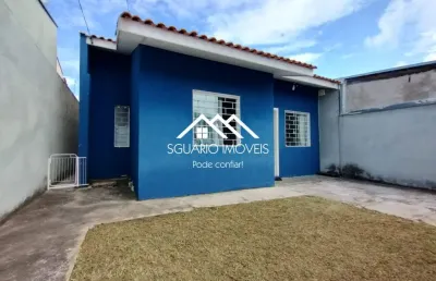 R$ 293 mil - casa averbada 50 m², 3 quartos, 2 vagas, terreno 150 m², palmital, colombo/pr.