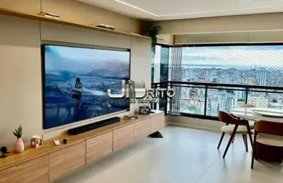 Apartamento| 97 m² |  3 quartos com 3 suítes| varanda gourmet|  decorado