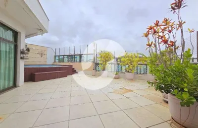 Apartamento de luxo à venda em niterói, icaraí, com 3 quartos, 225m²