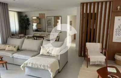 Apartamento à venda em niterói, charitas, com 4 quartos, 130,87m²