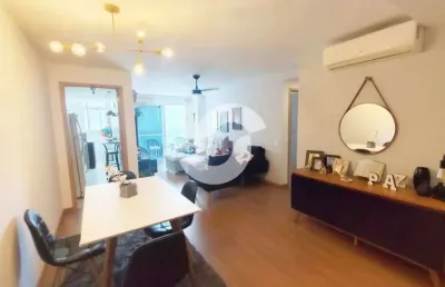 Apartamento à venda em niterói, icaraí, com 2 quartos, 85m²