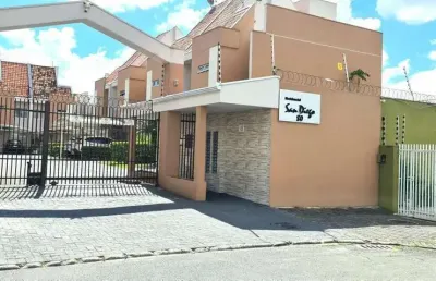 Sobrado para venda em curitiba, novo mundo, 3 dormitórios, 1 suíte, 3 banheiros, 2 vagas