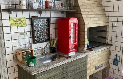 Apartamento para venda em santo andré, centro, 2 dormitórios, 1 suíte, 3 banheiros, 2 vagas