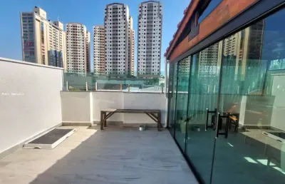Cobertura para venda em santo andré, jardim stella, 2 dormitórios, 1 suíte, 3 banheiros, 1 vaga