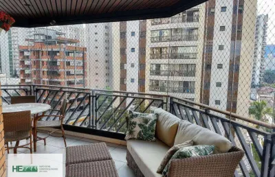 Apartamento com 4 dormitórios à venda, 216 m² por r$ 2.400.000,00 - campo belo - são paulo/sp