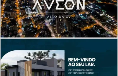 Loft com 1 quarto à venda no Alto da Rua XV, Curitiba 