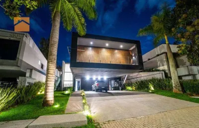 Condomínio alphavillhe nova esplanada 2 - casa com 3 dormitórios à venda, 414 m² por r$ 3.890.000 - alphaville - votorantim/sp