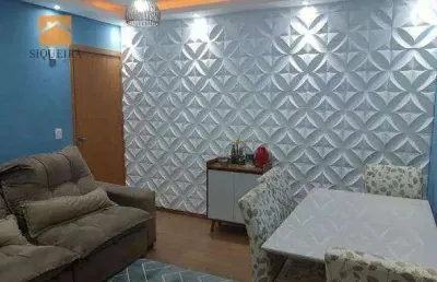 Condomínio salamanca - apartamento com 2 dormitórios à venda, 48 m² por r$ 295.000 - jardim são carlos - sorocaba/sp