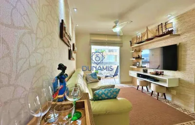 Lindo apartamento frente ao mar na praia das astúrias - 02 vagas de garagem - lazer completo